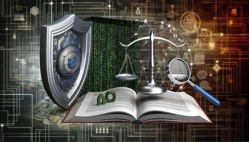 create an image for security and compliance in the IT sector